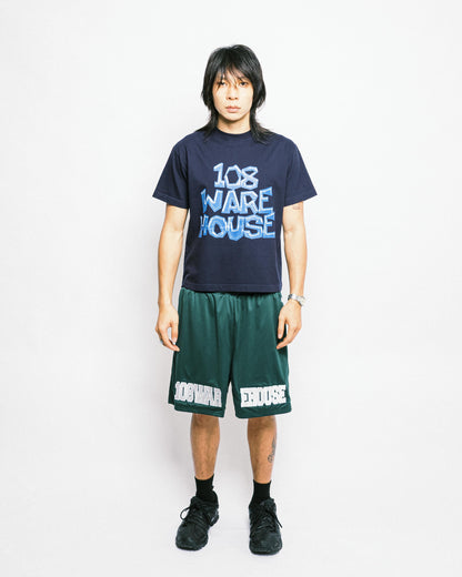 108WAREHOUSE Stacker T-Shirt - Navy