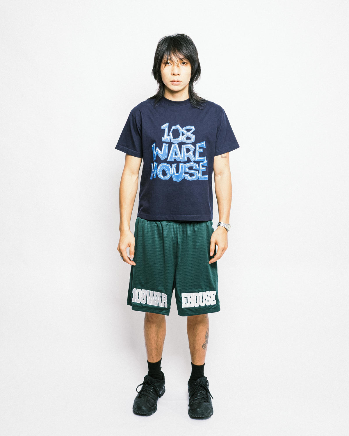 108WAREHOUSE - EHOUSE Mesh Shorts - Green