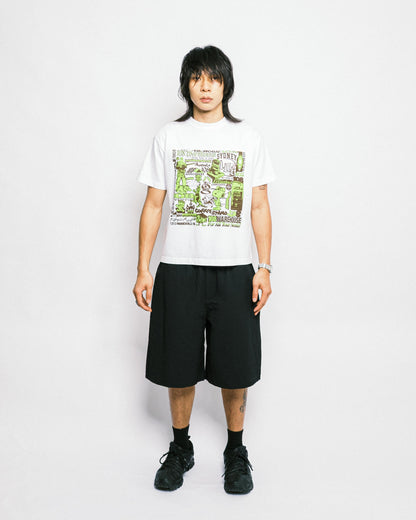 108WAREHOUSE - Seersucker Utility Shorts - Black