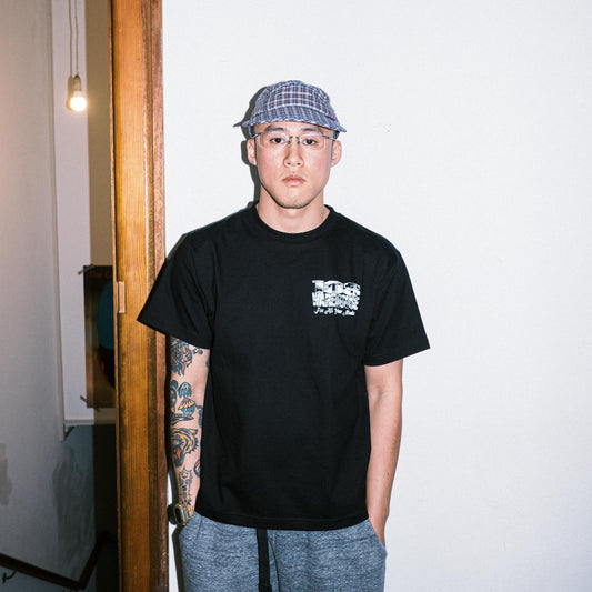 108WAREHOUSE - Black Shop T-Shirt - Camo