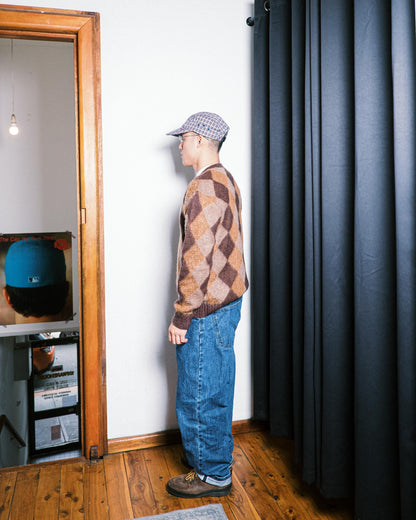 Needles Brown V-Neck Knit