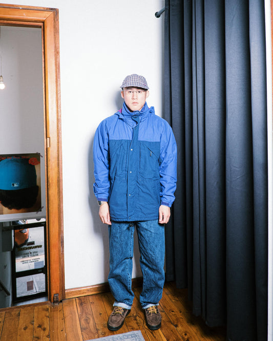 Montbell 2-Tone Blue Mountain Parka - 90s