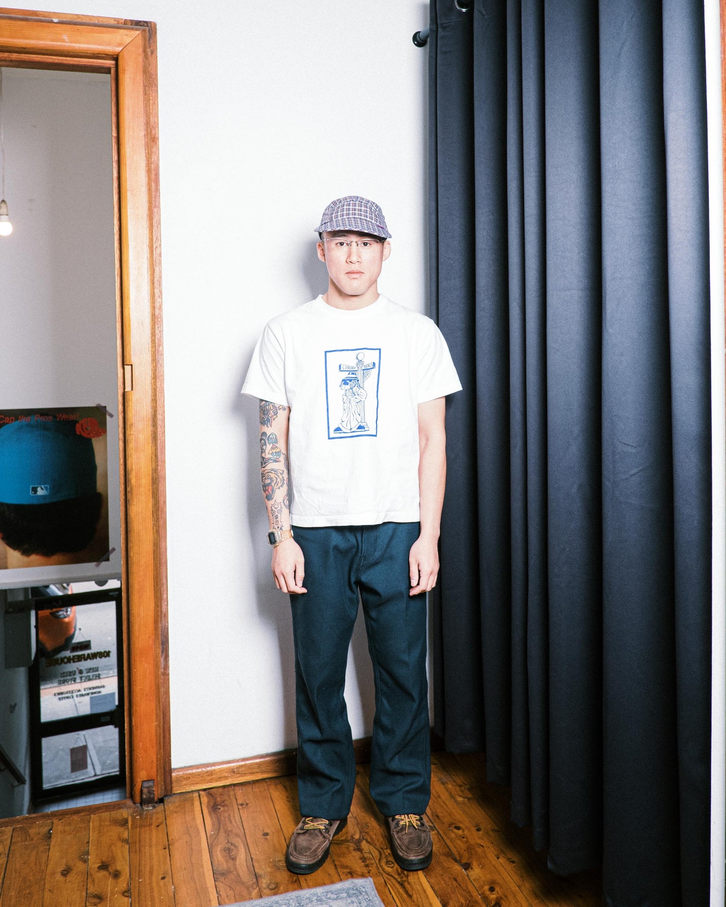 Needles Dark Blue/Teal Trousers