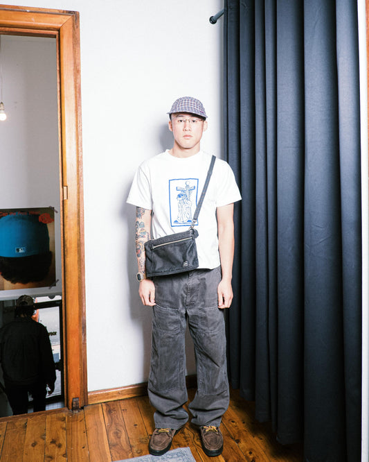 Porter Denim Side Bag
