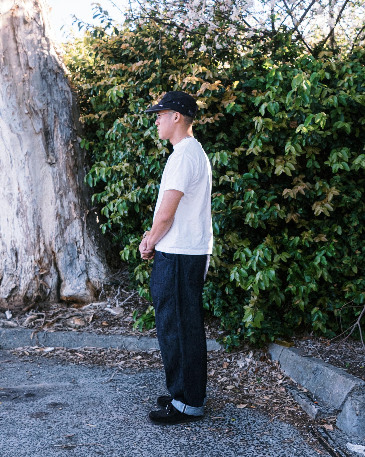 108WAREHOUSE - Baggy Selvedge Denim - Raw Indigo