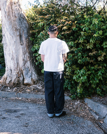 108WAREHOUSE - Baggy Selvedge Denim - Raw Indigo