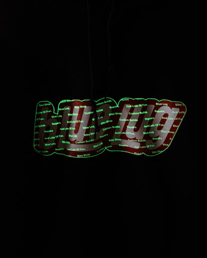 Blue Lug - Glow Letter Hoodie (Forest Green)