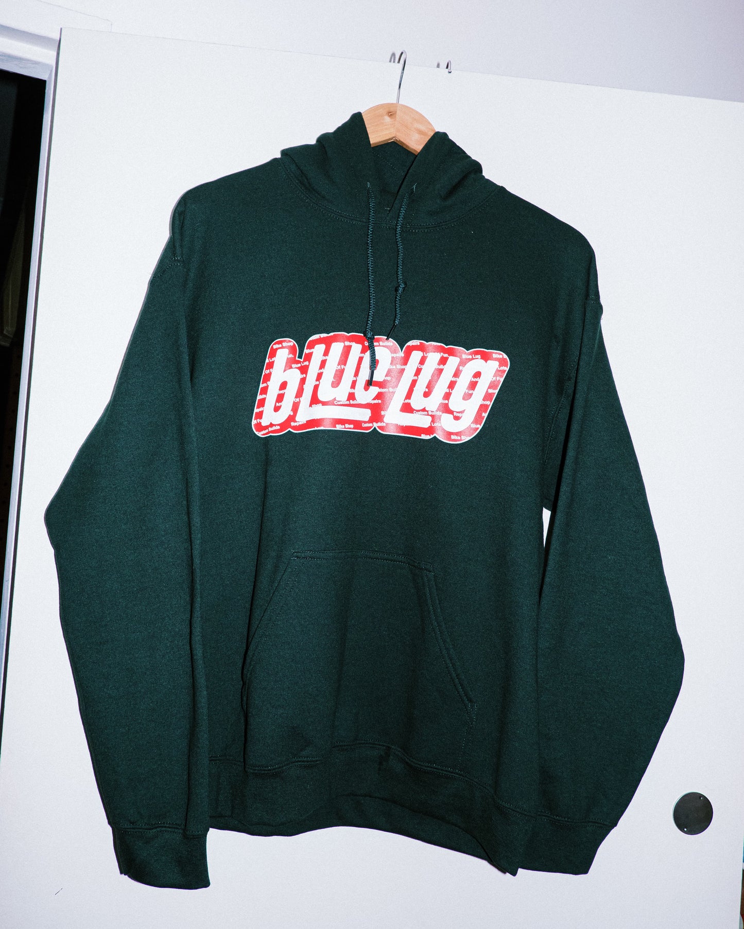 Blue Lug - Glow Letter Hoodie (Forest Green)