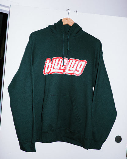 Blue Lug - Glow Letter Hoodie (Forest Green)