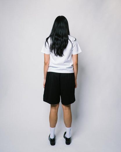 108WAREHOUSE - Stripe Logo Mesh Shorts - Blue