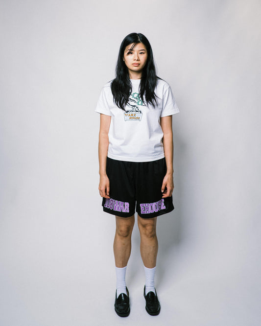 108WAREHOUSE - EHOUSE Mesh Shorts - Black / Purple