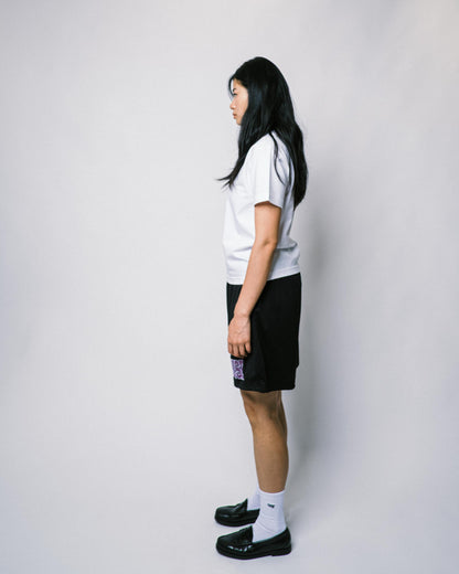 108WAREHOUSE - EHOUSE Mesh Shorts - Black / Purple