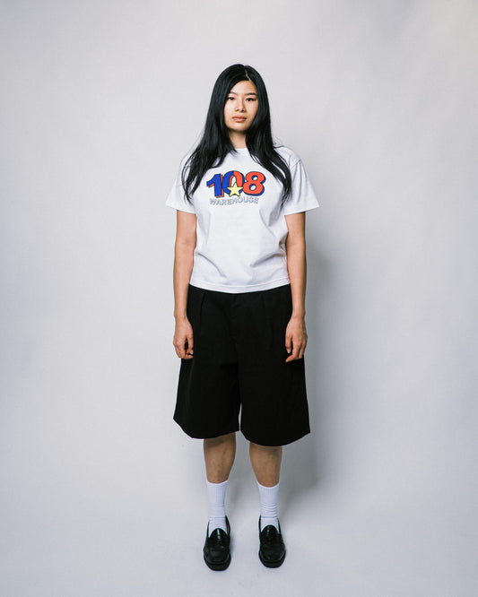 108WAREHOUSE - Big Twill Shorts - Black