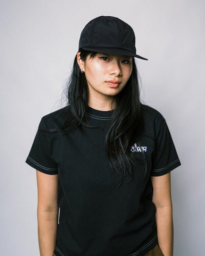 108WAREHOUSE - Relaxed 6 Panel Cap - Black