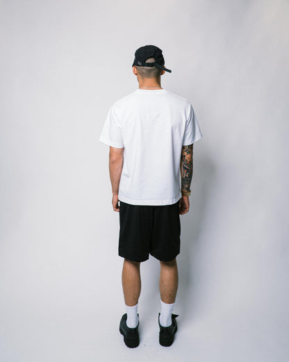 108WAREHOUSE - Stripe Logo Mesh Shorts - Blue