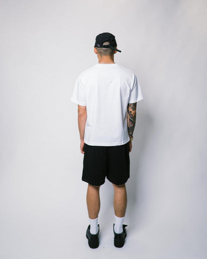 108WAREHOUSE - Big Team Logo Mesh Shorts - Black / Grey