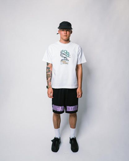 108WAREHOUSE - EHOUSE Mesh Shorts - Black / Purple