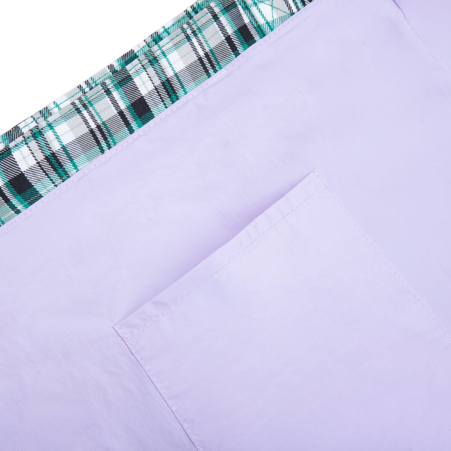 Momotoys - Bubble M Plaid Tote Bag - Green