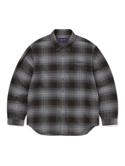 Thisisneverthat - Flannel Check Shirt - Off Black