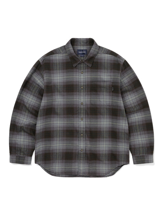 Thisisneverthat - Flannel Check Shirt - Off Black