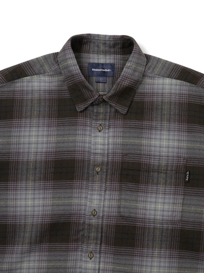 Thisisneverthat - Flannel Check Shirt - Off Black