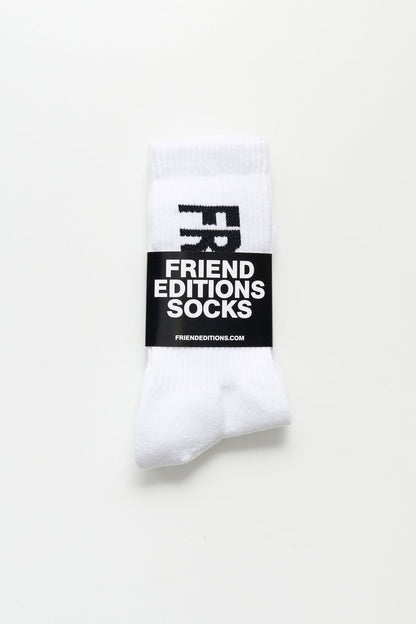 Friend Editions - Monogram Socks - Black/White