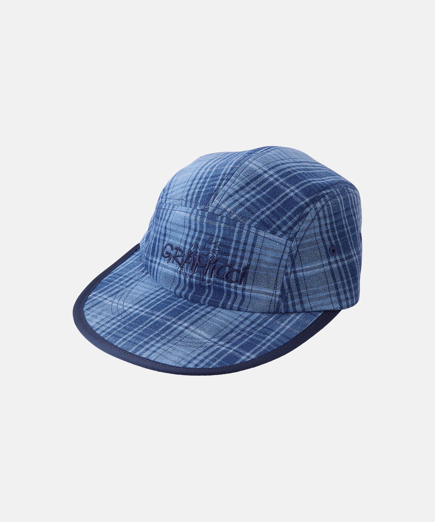 Gramicci - Long Bill Cap - Indigo Checkered Plaid