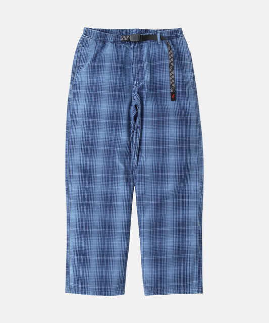 Gramicci - O.G. Denim Pant - Indigo Checkered Plaid
