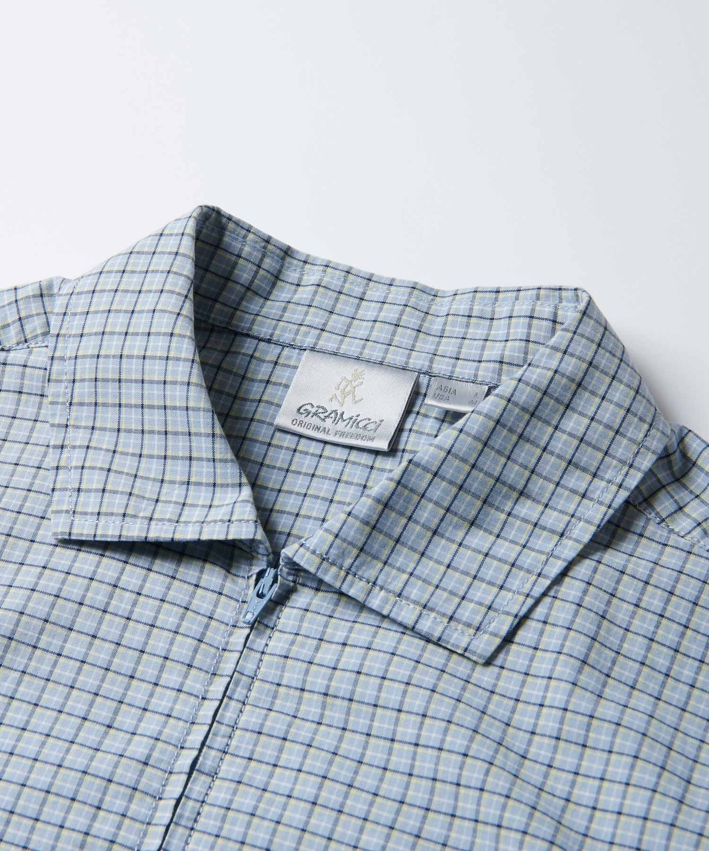 Gramicci - Zip Up Wave Shirt - Pacific Plaid