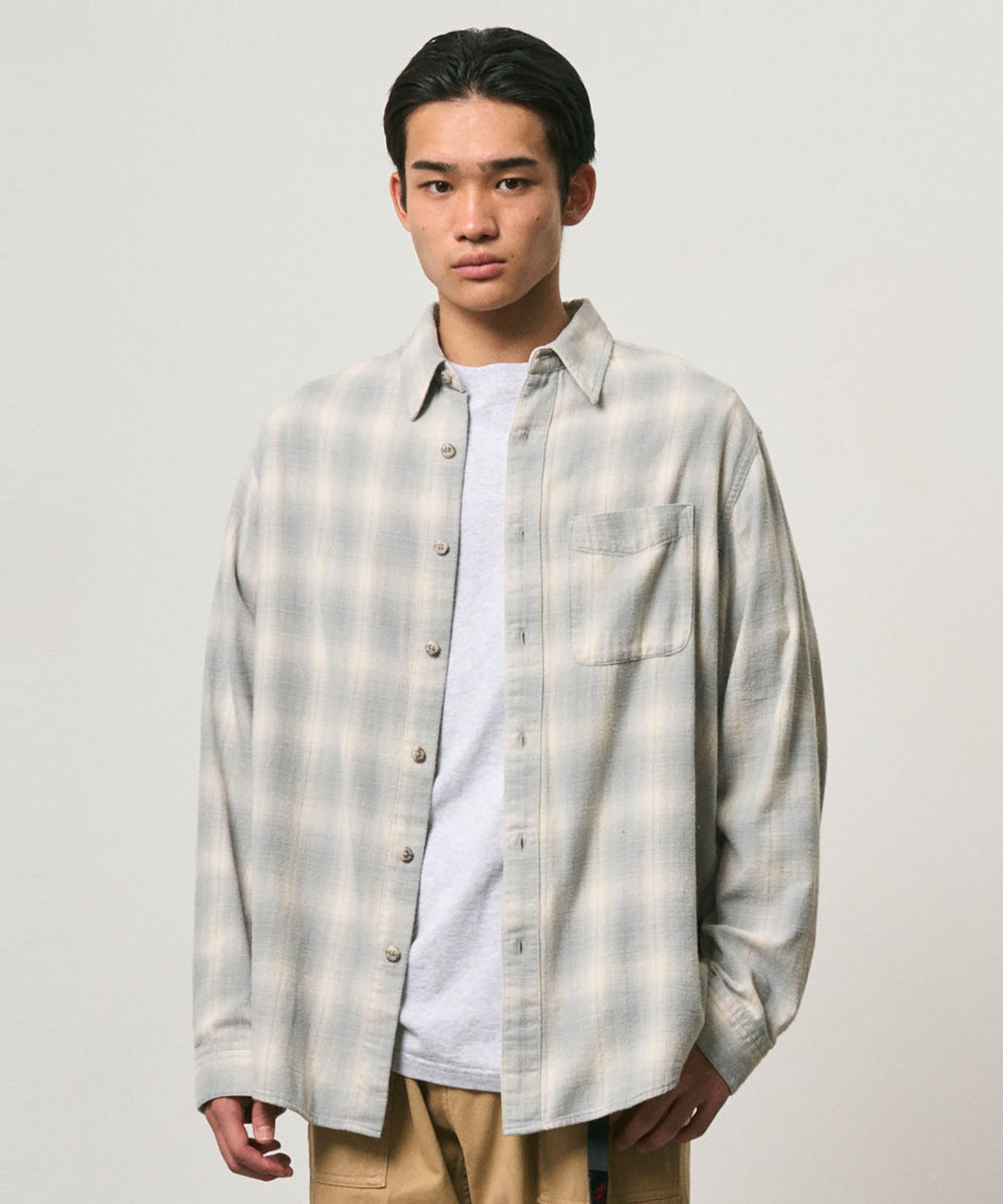 Gramicci - Piled Flannel Shirt - Storm