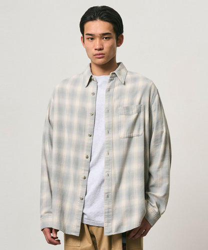 Gramicci - Piled Flannel Shirt - Storm