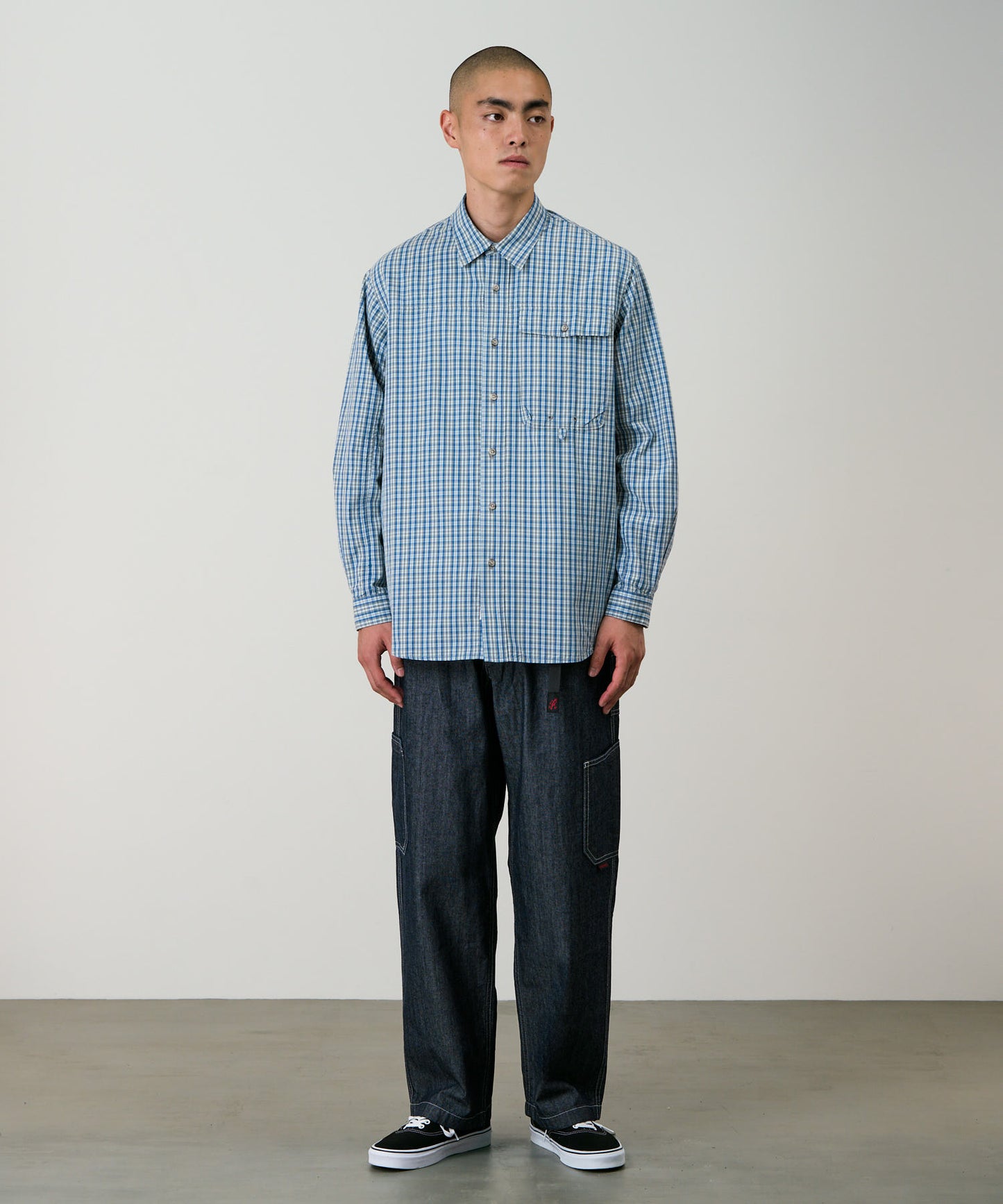 Gramicci - Poplin Millwood Shirt - Blue