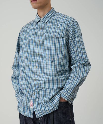 Gramicci - Poplin Millwood Shirt - Blue