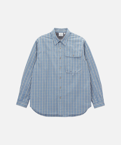 Gramicci - Poplin Millwood Shirt - Blue