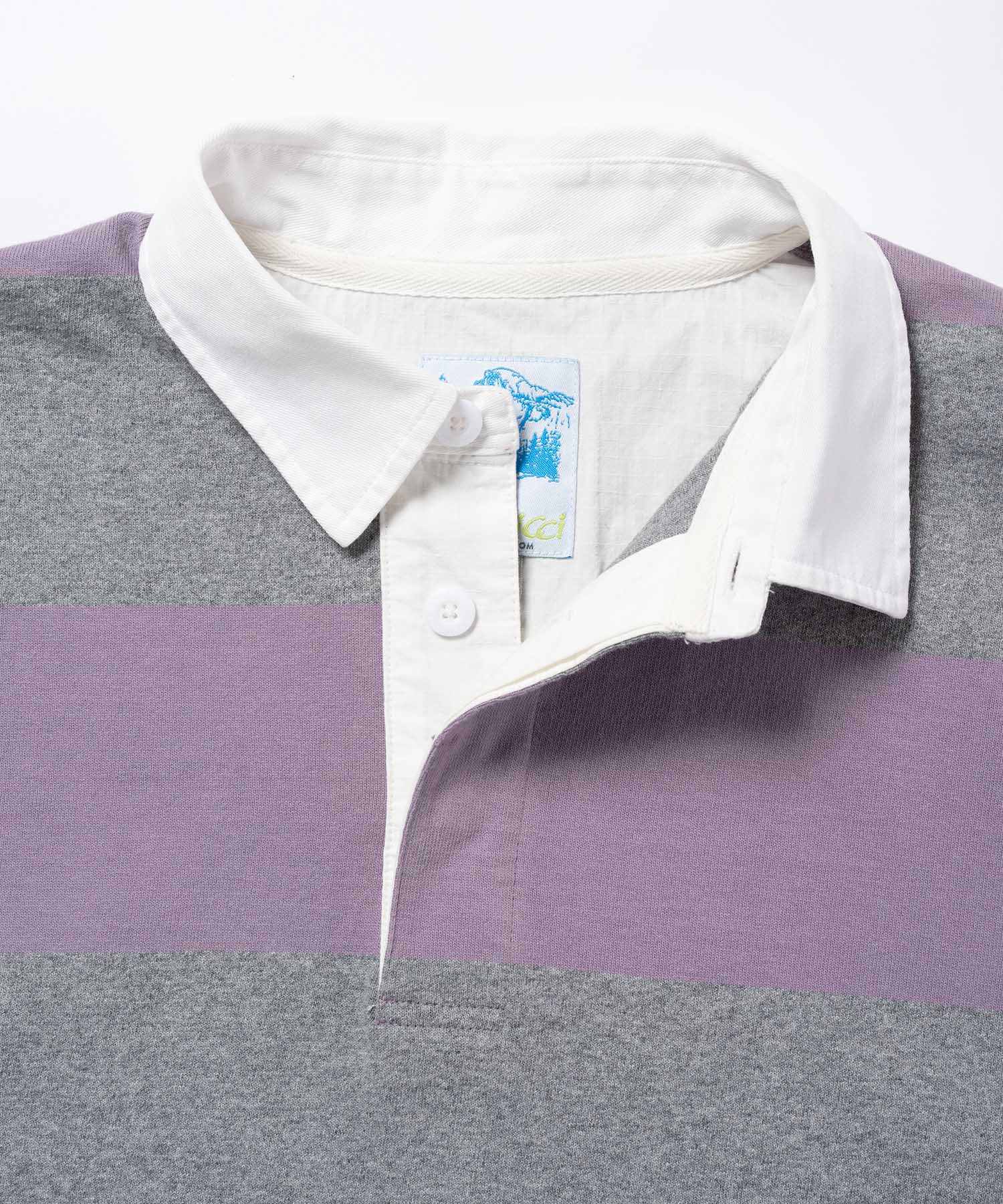 Gramicci - Langdon Rugby Shirt - Heather/Purple – 108WAREHOUSE