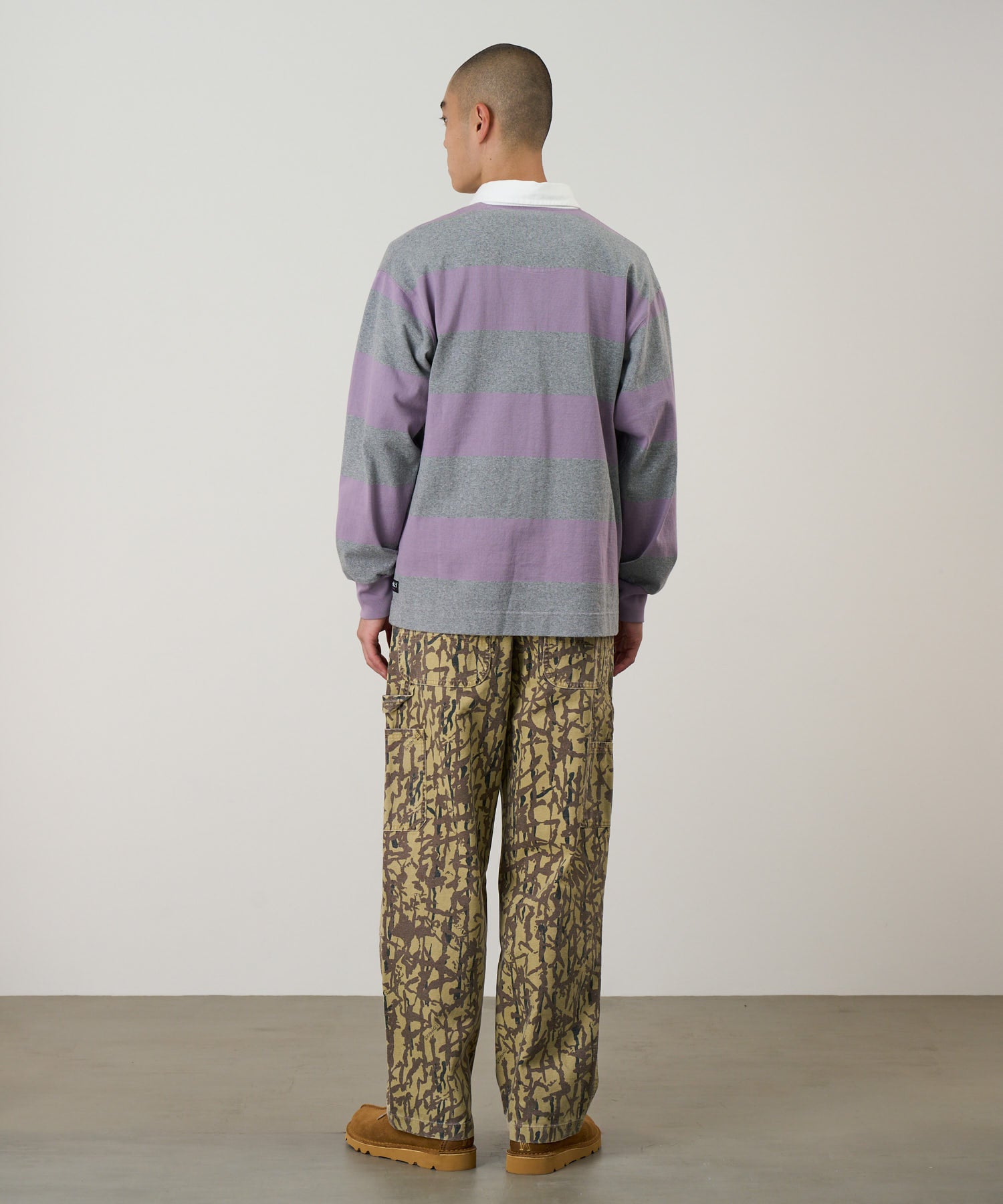 Gramicci - Langdon Rugby Shirt - Heather/Purple – 108WAREHOUSE