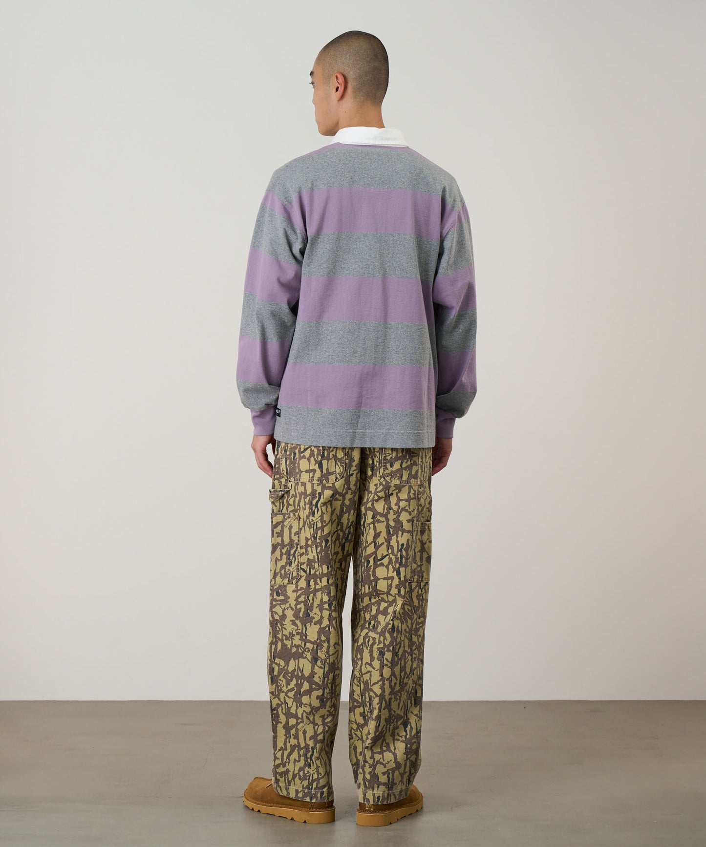 Gramicci - Langdon Rugby Shirt - Heather/Purple