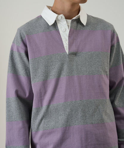 Gramicci - Langdon Rugby Shirt - Heather/Purple
