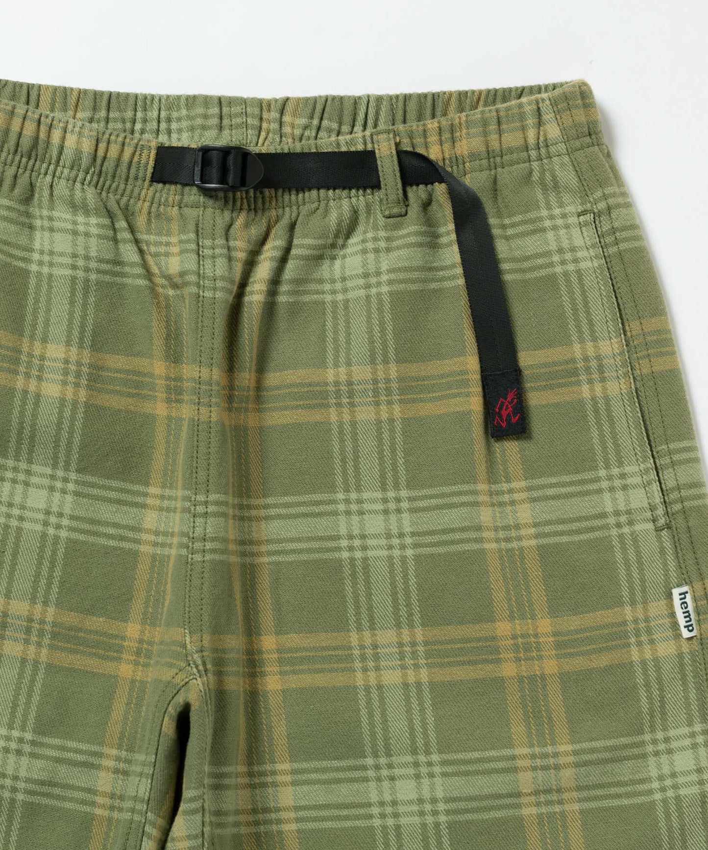 Gramicci - Hemp G-short Plaid - Green Plaid