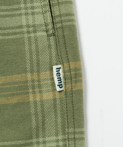 Gramicci - Hemp G-short Plaid - Green Plaid