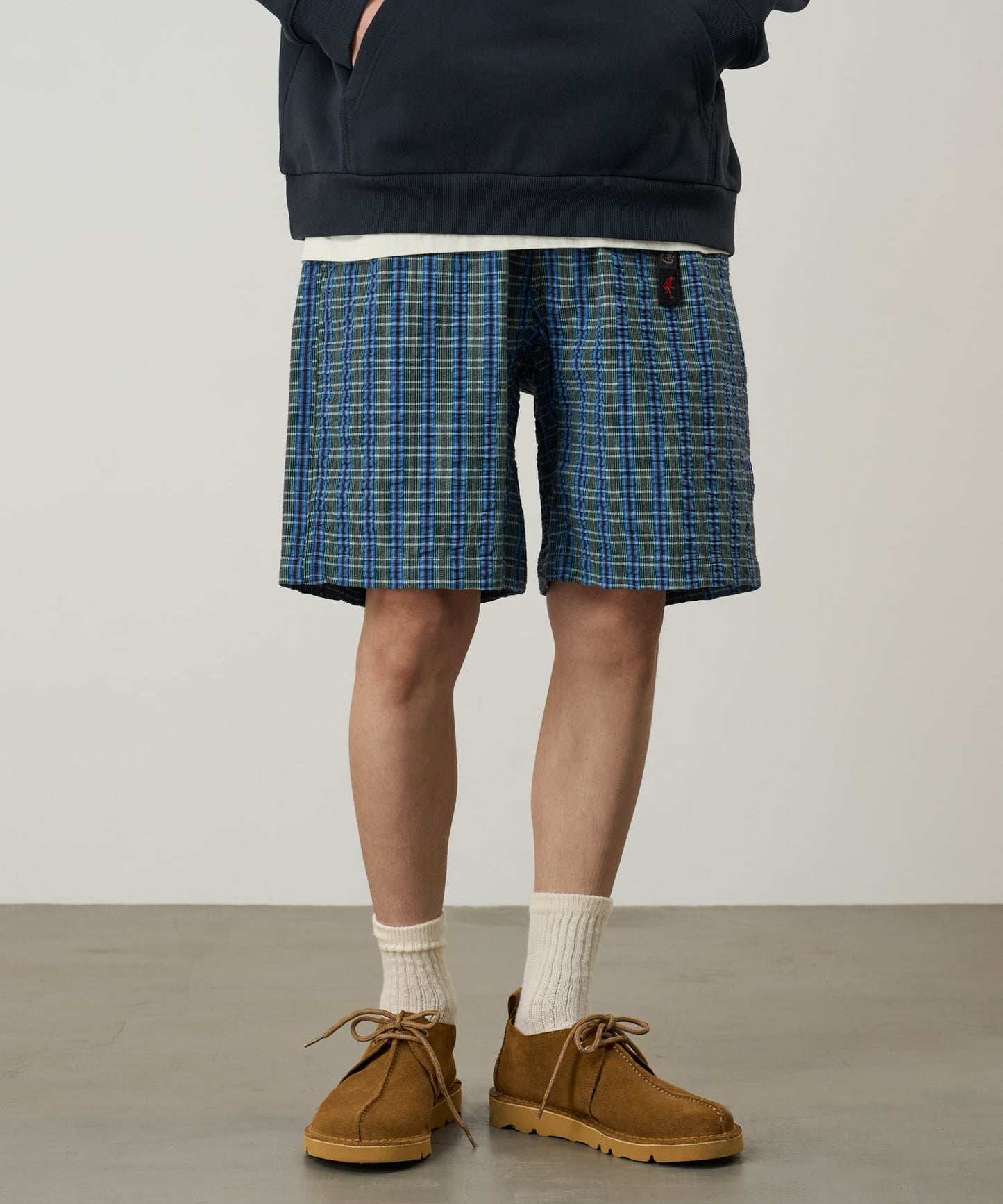 Gramicci - O.G. G-short Seersucker Plaid - Multi Stripe