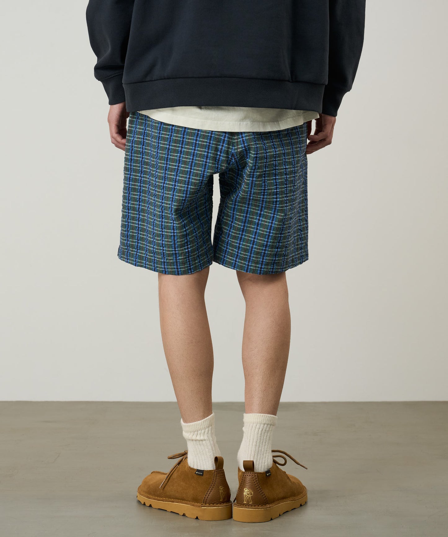 Gramicci - O.G. G-short Seersucker Plaid - Multi Stripe