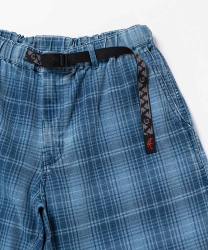 Gramicci - Lagoon Short Denim Plaid - Blue Plaid
