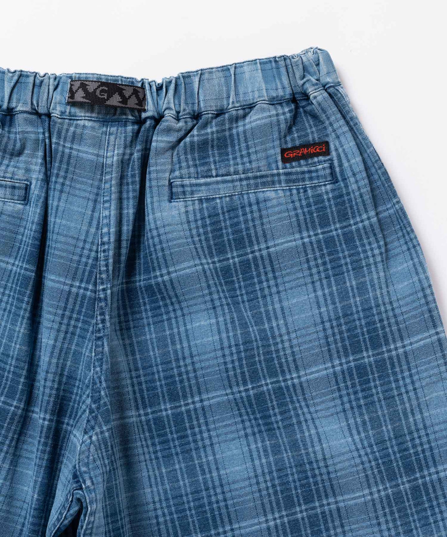Gramicci - Lagoon Short Denim Plaid - Blue Plaid