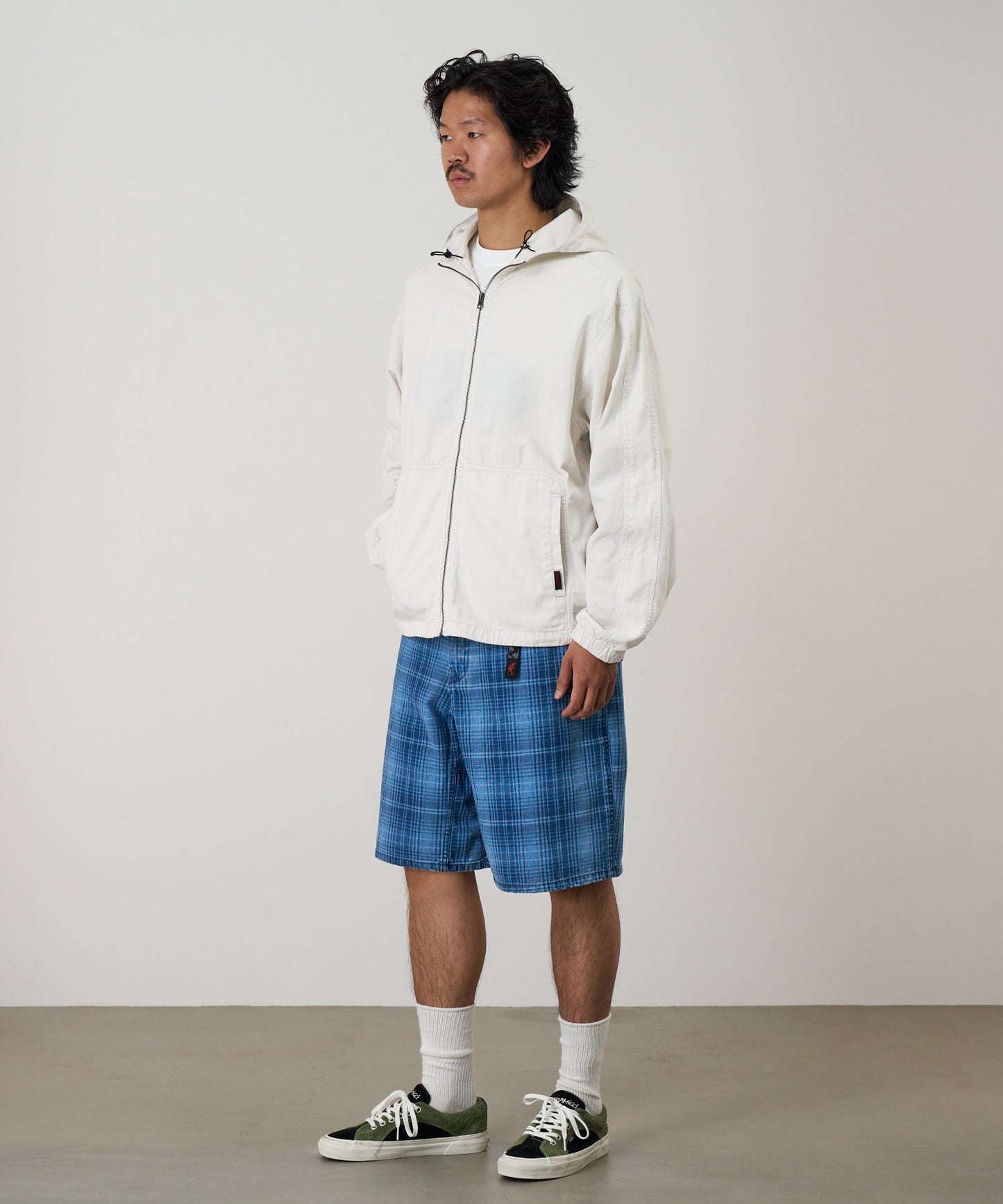 Gramicci - Lagoon Short Denim Plaid - Blue Plaid