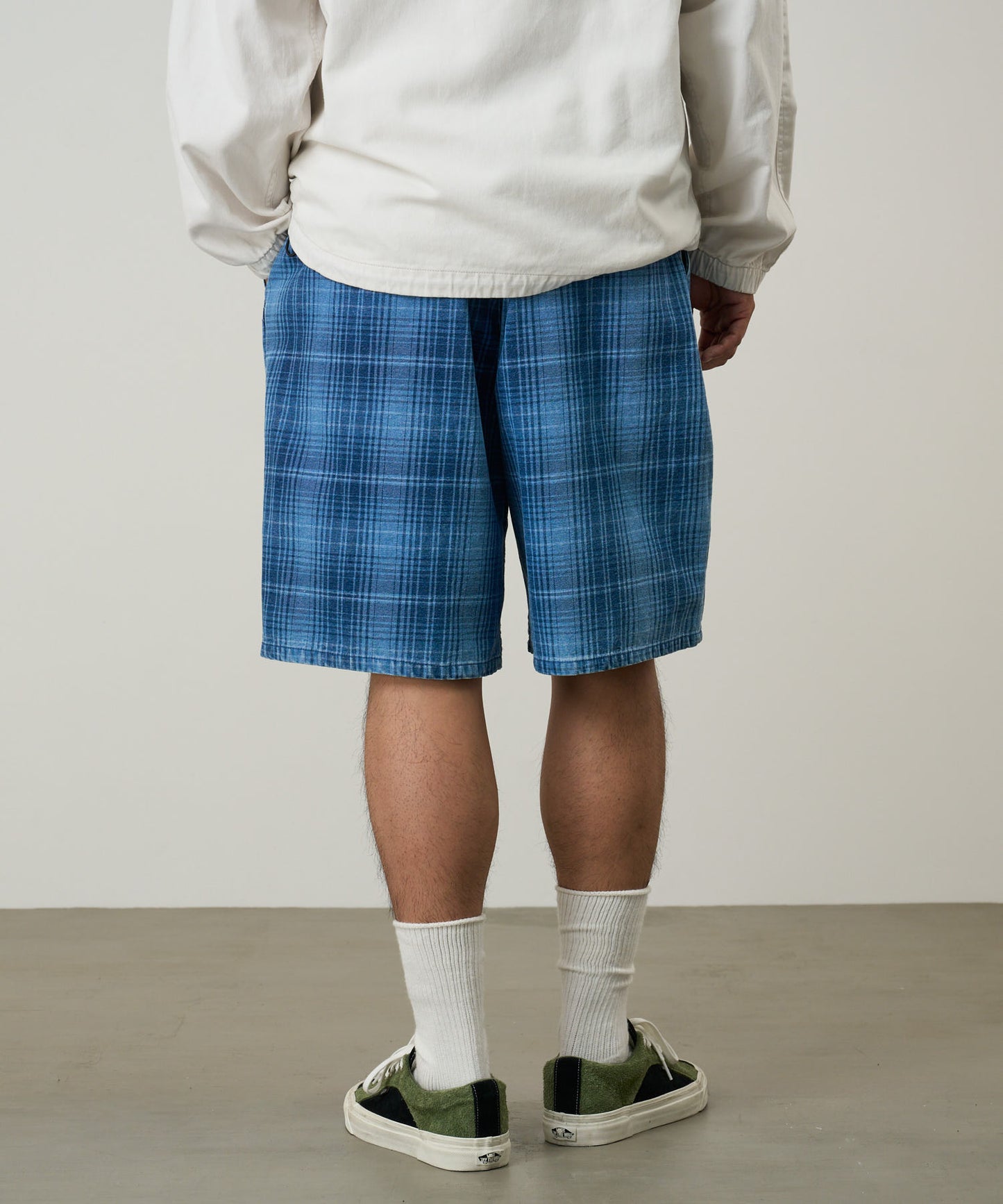 Gramicci - Lagoon Short Denim Plaid - Blue Plaid