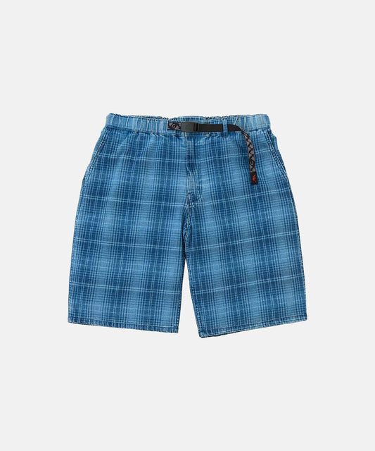 Gramicci - Lagoon Short Denim Plaid - Blue Plaid