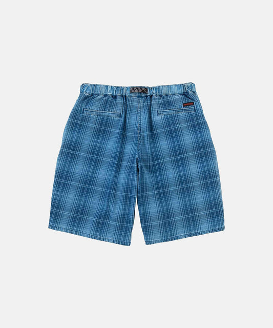 Gramicci - Lagoon Short Denim Plaid - Blue Plaid