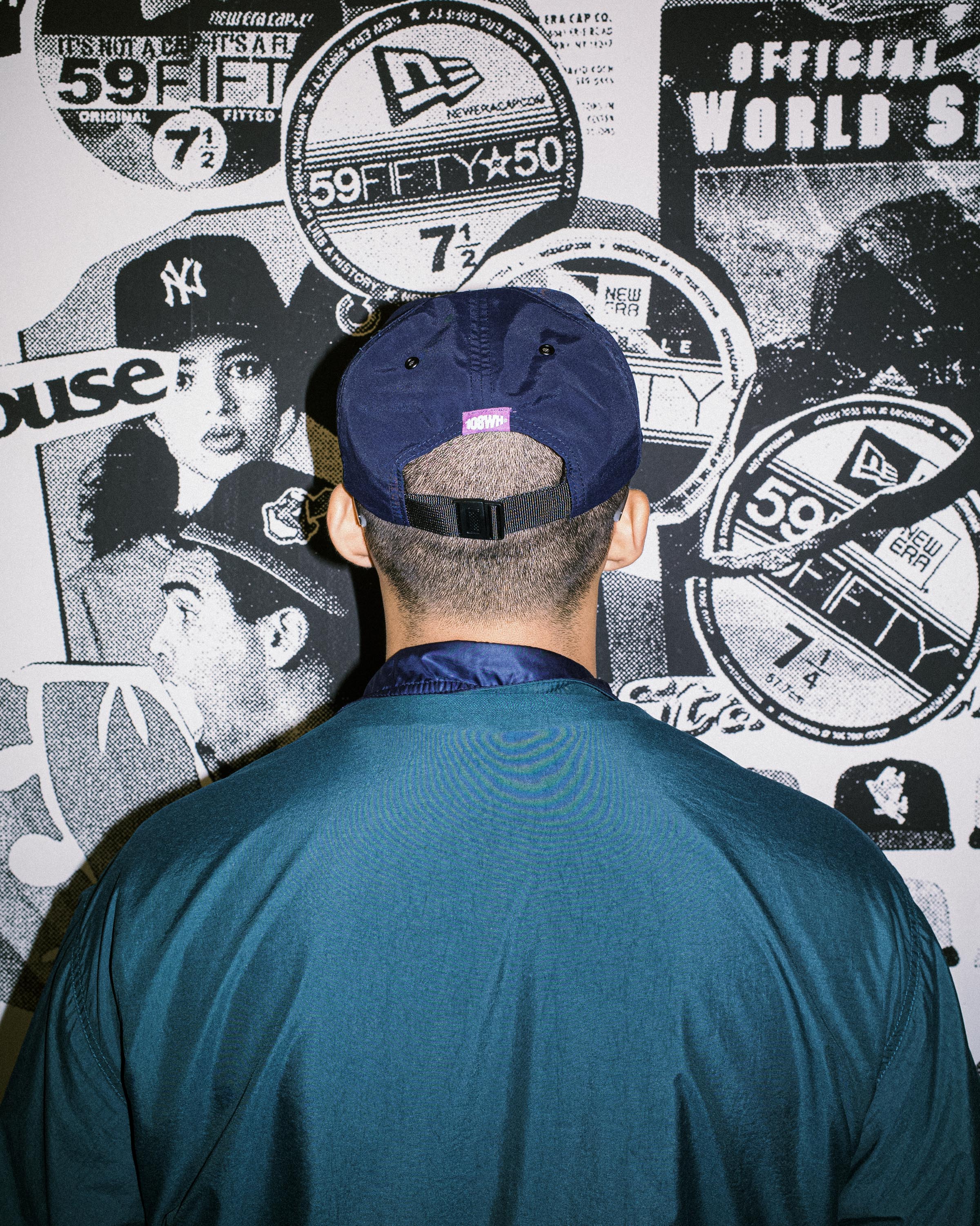 108WAREHOUSE x WAKE - Nylon LB Cap - Navy