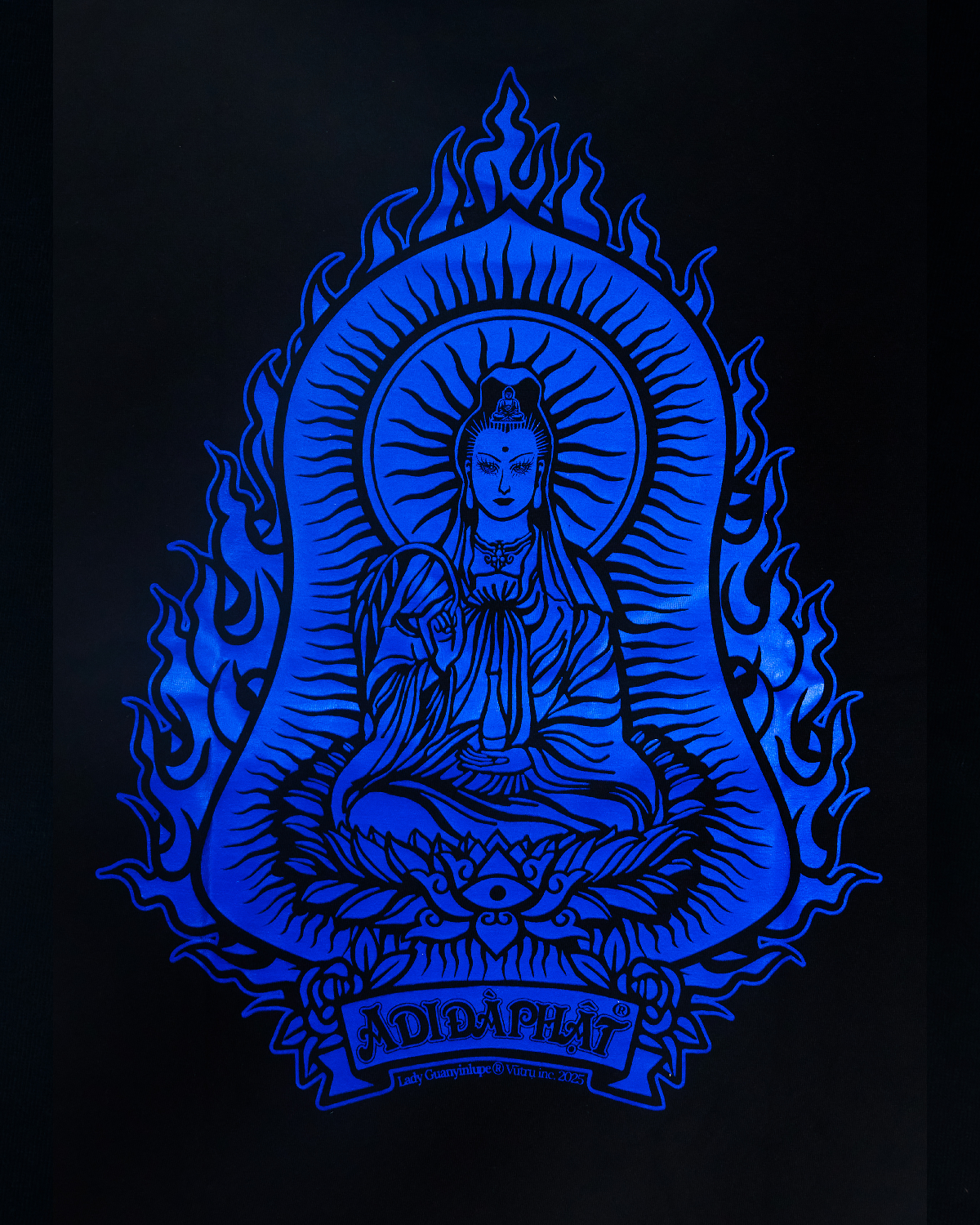 VUTRU Inc - Lady Guanyinlupe T-Shirt - Black